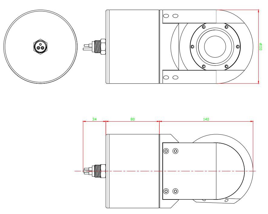 Underwater HD network Dome Camera-6
